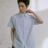 PIPING HALF SHIRT