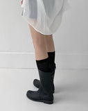 Western middle rain boots