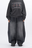 Leggy Side Tuck Balloon Denim