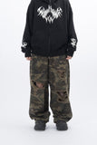Calre Camo Bio Damage Balloon Pants