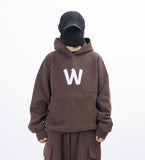 Medi W Boucle Embroidery Heavy Set-Up Hood