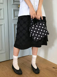 RIBBON MESH FLAT SHOES