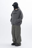 Lever Knee Pintuck Washed Cotton Pants