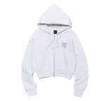 2 WAY CROP HOOD ZIPUP