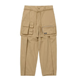 Pocket Layered Oversized Cotton Pants