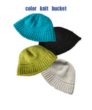 Color Knit Bucket Hat