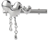 Melting heart hair pin