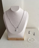 Eleni Heart Cubic Necklace