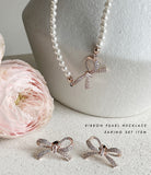 Louei Cubic Ribbon Earrings