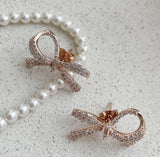 Louei Cubic Ribbon Earrings