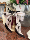 Morene Ribbon Pearl Hair Tie