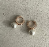 Levna Cubic Pearl Earrings