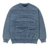 [PBA] Five AJO Logos Washed Sweater