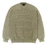 [PBA] Five AJO Logos Washed Sweater