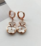 Louibead Flower Cubic Earrings