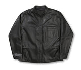 Lambskin Minimal Shirt Jacket