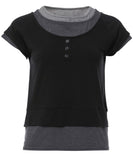 3-Layered Henley T-shirt