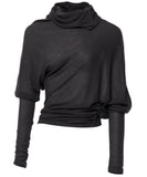 Sheer Asymmetrical Long Sleeve