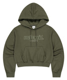 THIRD LOGO CROP HOODIE