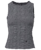 Crinkled Sleeveless