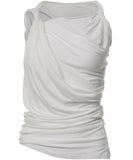 Braided Asymmetrical Sleeveless