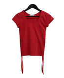 Roen Slit U-neck Tee