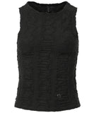 Crinkled Sleeveless