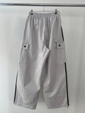 Track line cargo banding pants