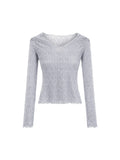 Brin See-through Lace Top