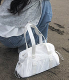 Kend Nylon Boston Shoulder Bag