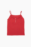 Kitsch button sleeveless