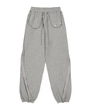 Side Fur Trim Sweatpants
