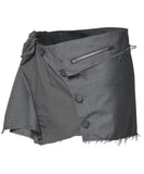 Asymmetrical Layered Mini Skirt