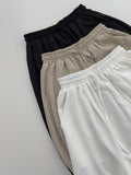 Kinder Linen Wide Banding Pants