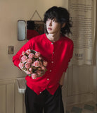 Daily Louis Cashmere Round Cardigan