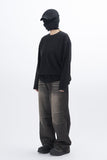 Risity Knee-Cut Curved Denim