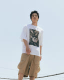 [AG] Satellite Photo Graphic Half Tee