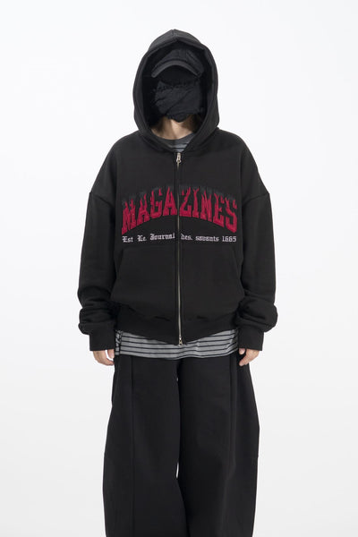 oan (オアン) - ナルマガジンジップアップパーカー / Nar Magazine Zip-Up Hoodie – einz.jp