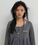 Check Sleep Long Sleeve