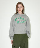 MHGRD APPLIQUE CROP HOODIE