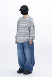 Lable Incision Line Wide Denim