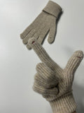 [INC MADE] Fingerhole wool knit gloves