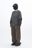 Lou Pigment Camo Layered Long Sleeve T-Shirt