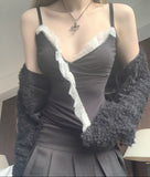Taronz Long Lace Top