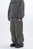 Lever Knee Pintuck Washed Cotton Pants