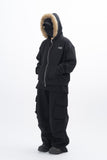 Rebe Raccoon Hooded Zip-Up