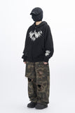 Vesper Grunge Hooded Zip-Up