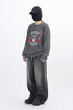 Newferel Three Line Wide Denim