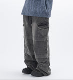 Double Layer Cargo Denim