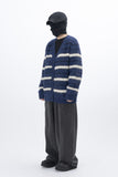 Poria Stripe Angora Cardigan
